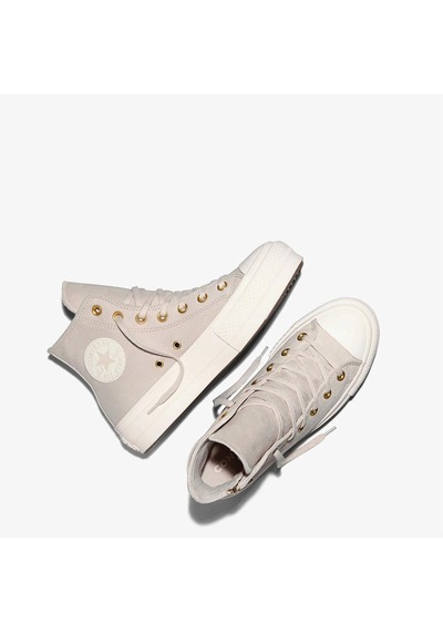 Converse Chuck Taylor All Star Platform Lift Kadın Günlük Spor Ayakkabı C-cona18386b10134 Bej