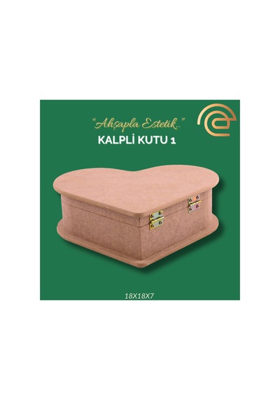 Kalpli Kutu Orta Takı Kalpli Kutu