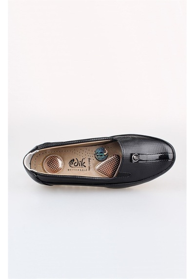 Edik M184 Siyah Termo Taban Günlük Anne Ayakkabısı Siyah