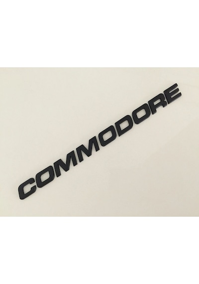 Commodore Piano Black Bagaj Yazısı 3m 3d Abs Opel Tigra