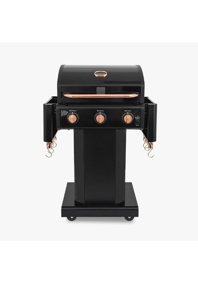 Kenmore Gazlı Barbekü 3 Ocaklı Siyah - Bakır Siyah Bakır