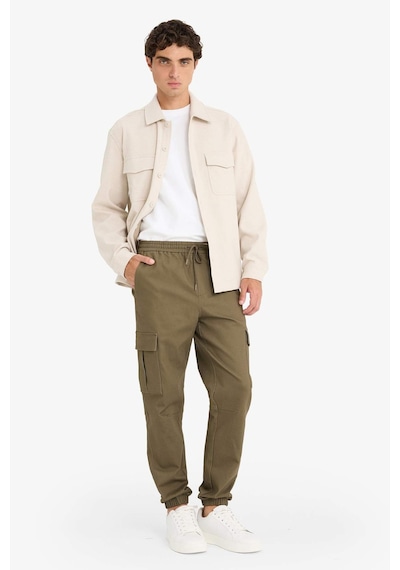 Defacto Kargo Cepli Jogger Paça Pantolon F2044ax25wnkh361 Haki-kh361