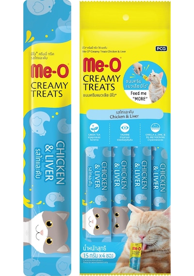 Me-o Creamy Kedi Ödül Maması Tavuk Ve Ciğer 15 Gr