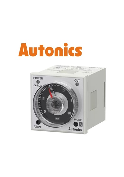 Autonics At8n ,48x48mm 24v..220vac/dc Kontak-2a2k Yuvarlak-8-pin Zaman Röle