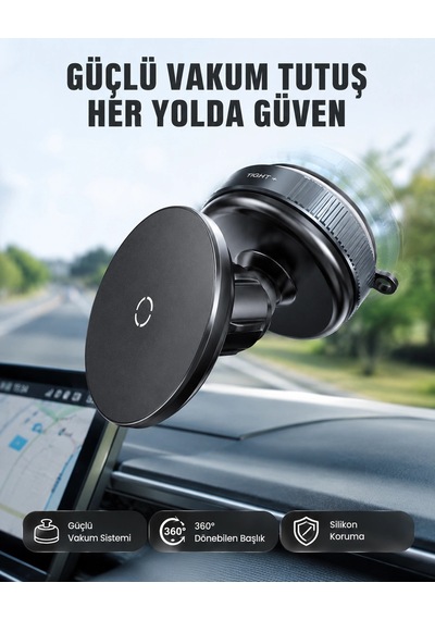 Güçlü Manyetik Araç Telefon Tutucu Evrensel Uyumluluk 1 Adet
