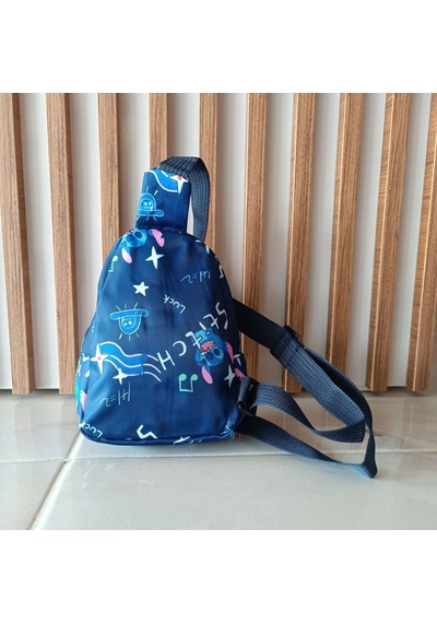 Asesstore Stich Temalı Çanta mavi