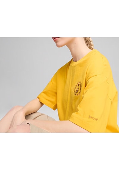 Puma Puma X Harry Potter Tee Unisex Günlük Tişört 63009234 Sarı SARI