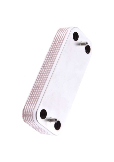 Uyumlu Nitron Kombi 12 Plaka Eşanjör 166mm Beyaz