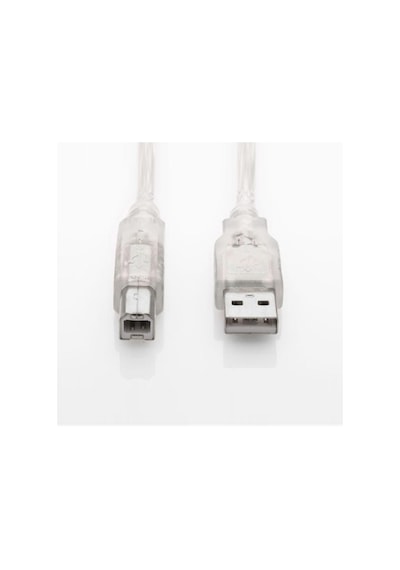 S-Link SL-U2005 Usb 2.0 Şeffaf 5M Yazıcı Kablo