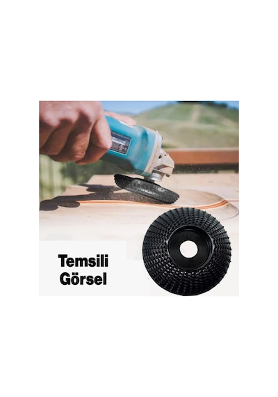 Ahşap Eğe Törpüleme Diski 125 Mm