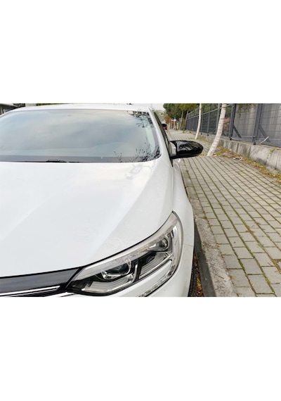 Renault Megane 4 Batman Yarasa Ayna Kapağı Piano Black / 2016 Sonrası