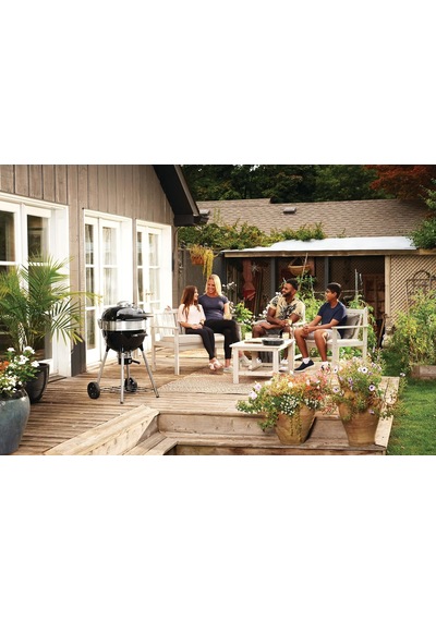 Tr Pro 18 İnç Kömür Kettle Grill - Pro18k-leg-3 - Siyah, Paslanmaz Çelik Ara Halka, 1540 Cm² Pişirme Alanı, Sağl Genel