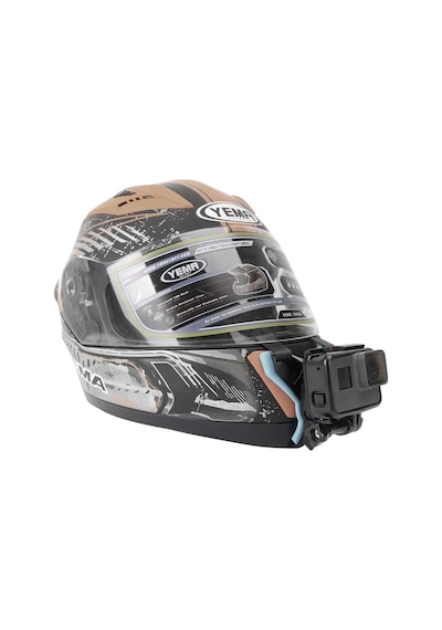 Telesın Motosiklet Kask Tutucu, Kavisli Çeneli, Hero 12/11/10/9/8/7/6, Djı Osmo Action, Insta360 İçin, Kaymaz Silikon,