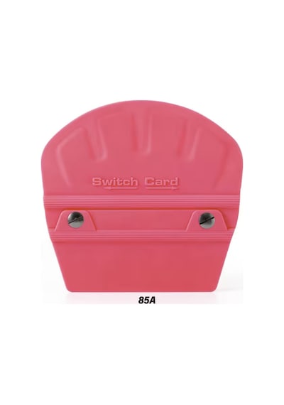 Switch Card Oval Ragle Ppf/tph Cam Filmi Çekme Uygulama Aparatı Teflonlu 85a Sertlik 10x9cm Pembe