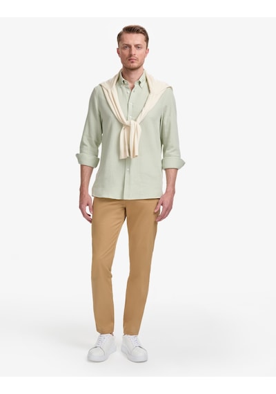 Pierre Cardin Erkek Su Yeşili Gömlek Desenli 50325371-vr048 Yeşil
