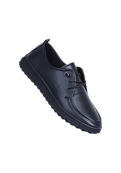 Ayakcenter Ayzen 1055 Siyah Kadın Loafer Ayakkabı