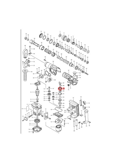 Makita HR3000C Rulman 6004 Ürün Kodu 211332-2