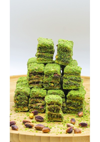 Akınay Kuruyemiş Antep Fıstıklı Çikolatalı Lokum 400 G