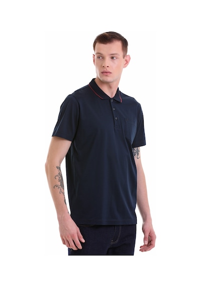 Hatemoğlu Lacivertvert Regular Fit Cepli Polo Yaka Merserize Pamuk T-Shirt 353 Lacivert Hatemoğlu Lacivertvert Regular Fit Cepli Polo Yaka Merserize Pamuk T-Shirt 353 Lacivert