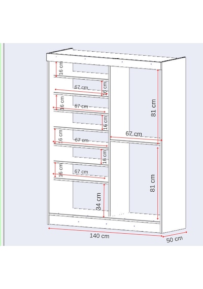 Kenzlife Portmanto Ayakkabılık Plevne Mat Beyaz 180 140 50 Suntalam 24 Çift Ayakkabı Kapasitesi