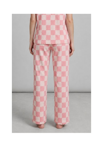 Fit Women Kadın Kısa Kollu Rahat Pembe Pijama Takımı 4727