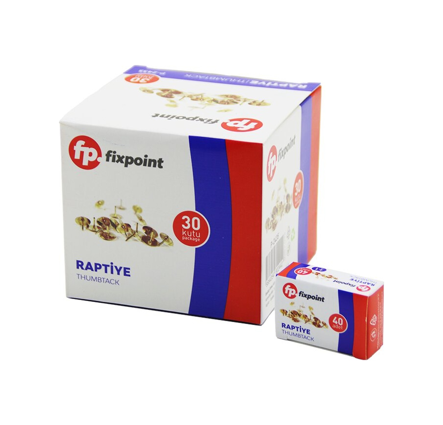 1200 Adet Metal Raptiye 40pcs X 30 5224