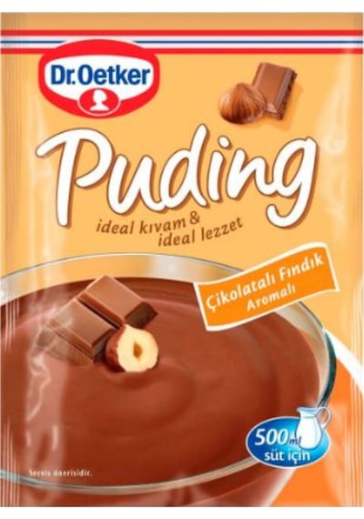 Dr Oetker Çikolatalı Fındık Puding 102 Gr.