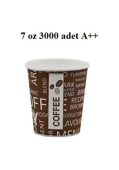 7 Oz Chs Kağıt Karton Bardak 3000 Adet 1 Koli