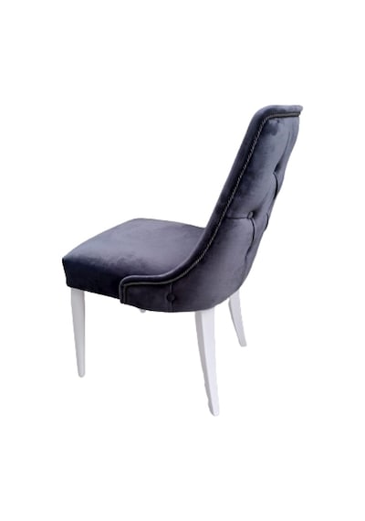 Bengimobilya Sandalye Papel Model Kayın Torna Retro Ayak Babyfac Antrasit Kapi (521227102)