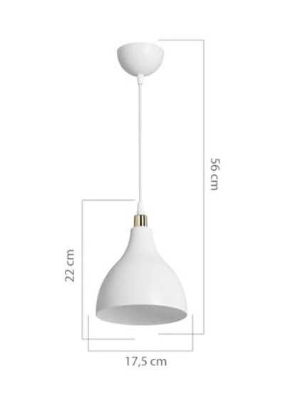 Ag Lightdesign Beyaz Sarkıt Avize Yatak Odası Salon Mutfak Koridor Lamba 18 Agnm94 Açık Lacivert