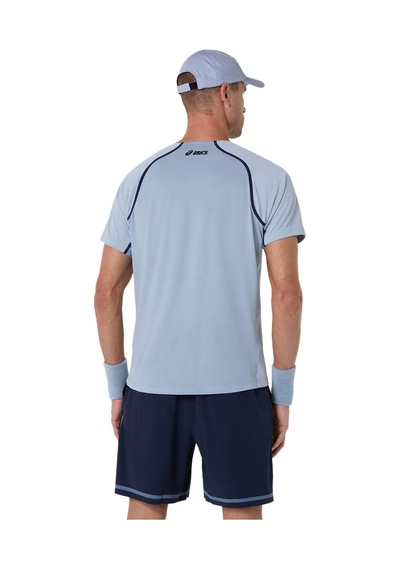 Asics Match Ss Top Erkek Raw Indigo Kısa Kollu Tshirt 2041a392-400 Raw İndigo