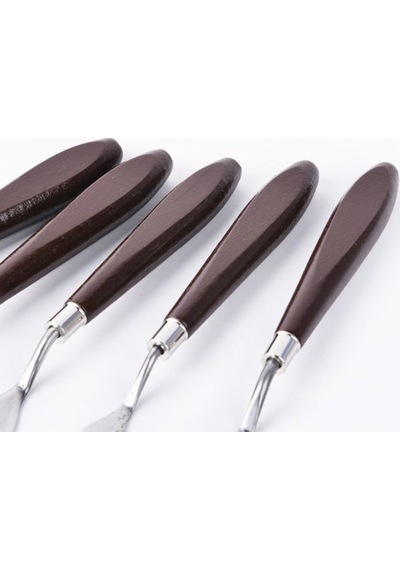 Metal 5’Li Pasta Sıvama Bıçağı Krema Paleti Set