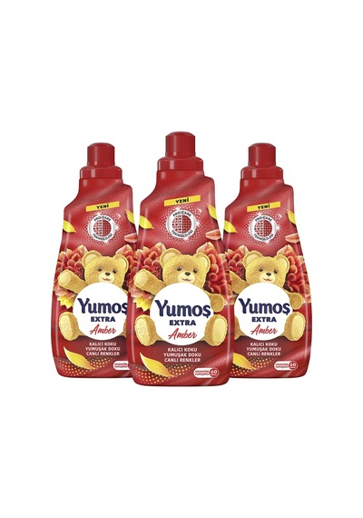 Yumoş Extra Konsantre Çamaşır Yumuşatıcısı Amber 3 x 1440 ML
