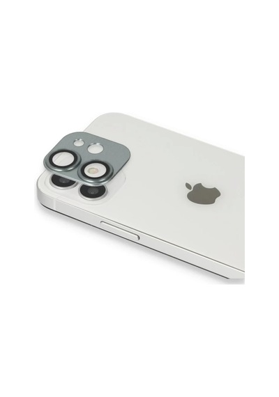 Apple İphone 11 Uyumlu Pers Alüminyum Kamera Lens - Yeşil