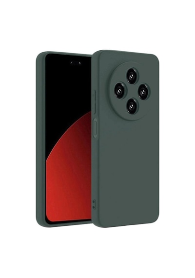 Redmi 14c Kılıf Nano İçi Kadife Silikon - Koyu Yeşil İtdark5922