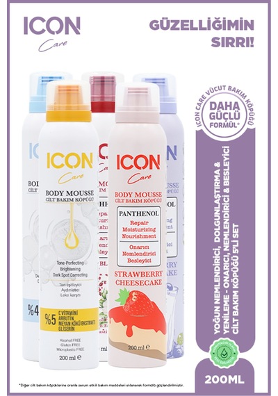 Cilt Bakım Köpüğü C Vitaminli & Hyaluronıc Acıd & Wıld Bloom & Strawberry-cheesecake & Blu Diğer