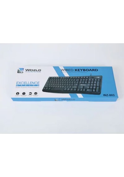 Wozlo WZ-803 Usb Kablolu Yumuşak Tuşlu Q Klavye