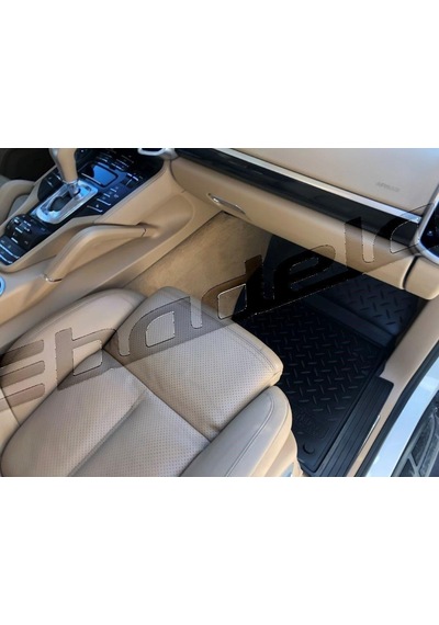 Porsche Cayenne 2011-2018 3D Havuzlu Sert Kaucuk Paspas Paspas