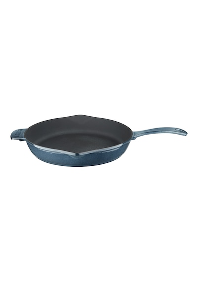 Lava Döküm Yuvarlak Kızartma Tavası Metal Saplı 28 CM Majolica