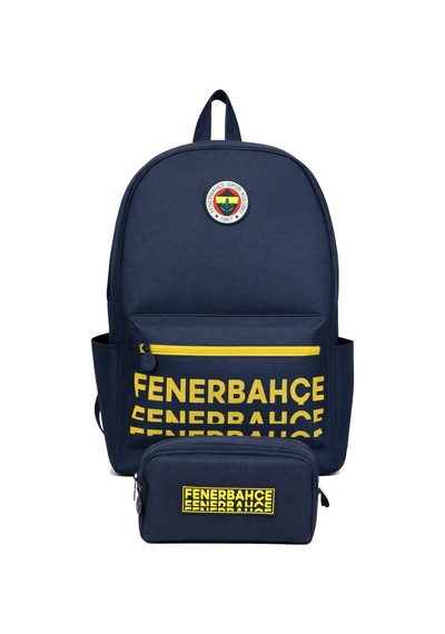 Fenerbahçe İkili Okul Çantası Ve Kalemlik Seti Sarı Fenerbahçe Kabartmalı Erkek Çocuk - Setfb26733c Çok Renkli