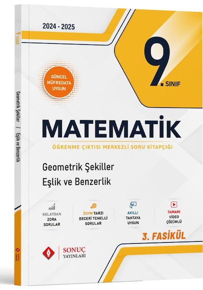 Sonuç 2025 9. Sınıf Matematik Modüller Set Sonuç Yayınları