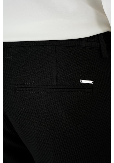 Efor P 1166 Slim Fit Siyah Klasik Pantolon Siyah