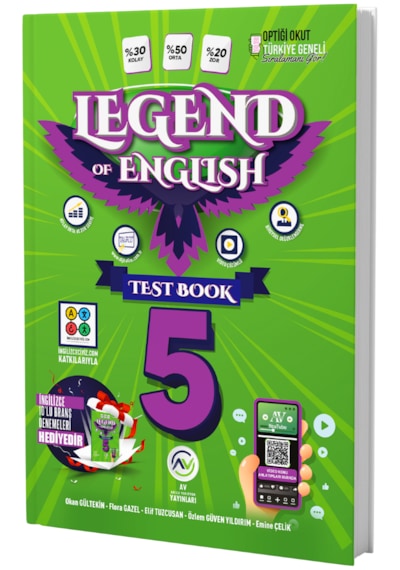 Av Yayınları 5.sınıf Legend Of English Test Book