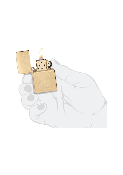 Zippo 254b Zippo Windproof Lighter Design Çakmak Çok Renkli
