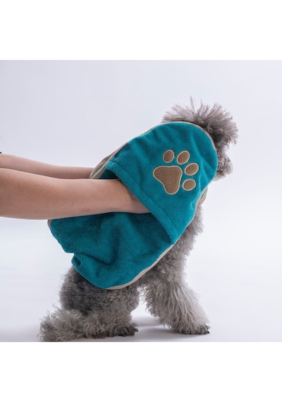 Turquoise Turkuaz Evcil Hayvan Kurulama Havlusu-köpek Kurulama Havlusu- Kedi Kurulama Havlusu