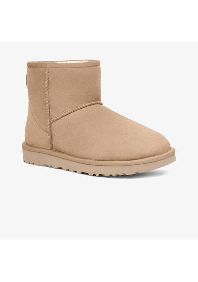 Ugg Classic Mini Kadın Krem Bot Düz 1016222 Krem