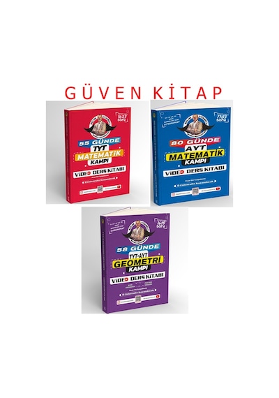 Bıyıklı Tyt-ayt Matematik Geometri Video Ders Kitabı Seti