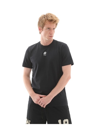 A1387107-001 Under Armour Curry Hvyweight Logo Tee Erkek T-shirt Siyah A1387107-001 SIYAH