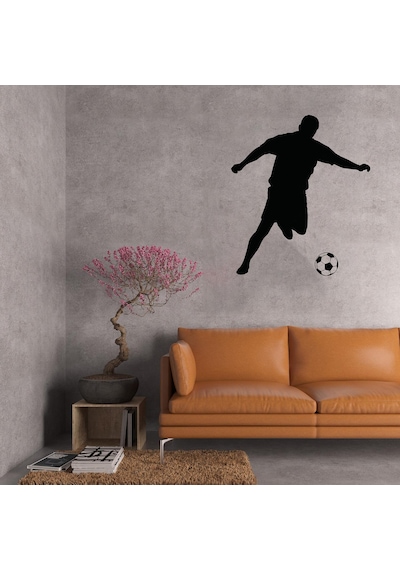 Sporcu Folyo Sticker Derstve46116 40cm Uzunluk Siyah