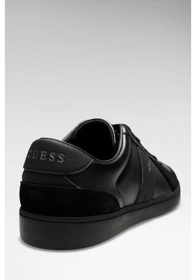 Guess Dravos Erkek Deri Karışımlı Sneaker Ayakkabı Fmfdraele12 Siyah